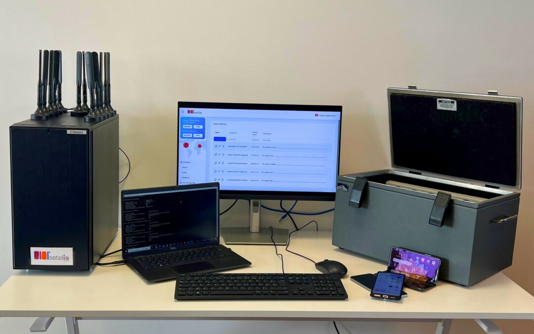 Setelia has built a carrier grade 4G/5G testbed with Amarisoft & ng-voice